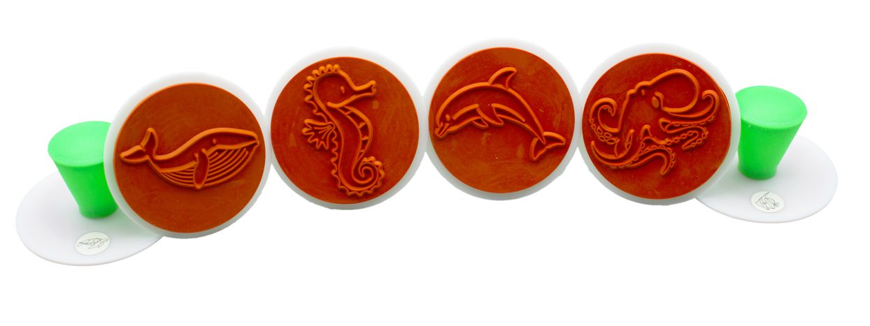 Meerestierstempel 6er Set